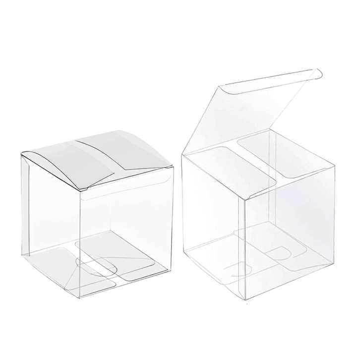 Clear Transparent Cube Gift Box - Perfect for Wedding Favors