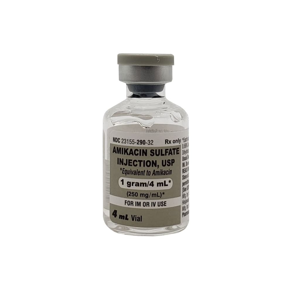Amikacin Sulfate Injection 1gm, 4-mL, 1 vial | On Sale | EntirelyPets Rx