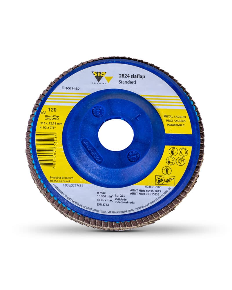 Disco Flap 2824 Siaflap - Sia Abrasives - Goiânia - Sandré
