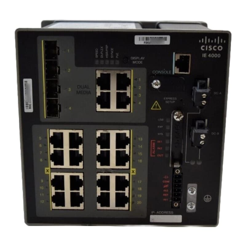 Cisco IE-4000-8GT8GP4G-E Industrial Ethernet 4000 New