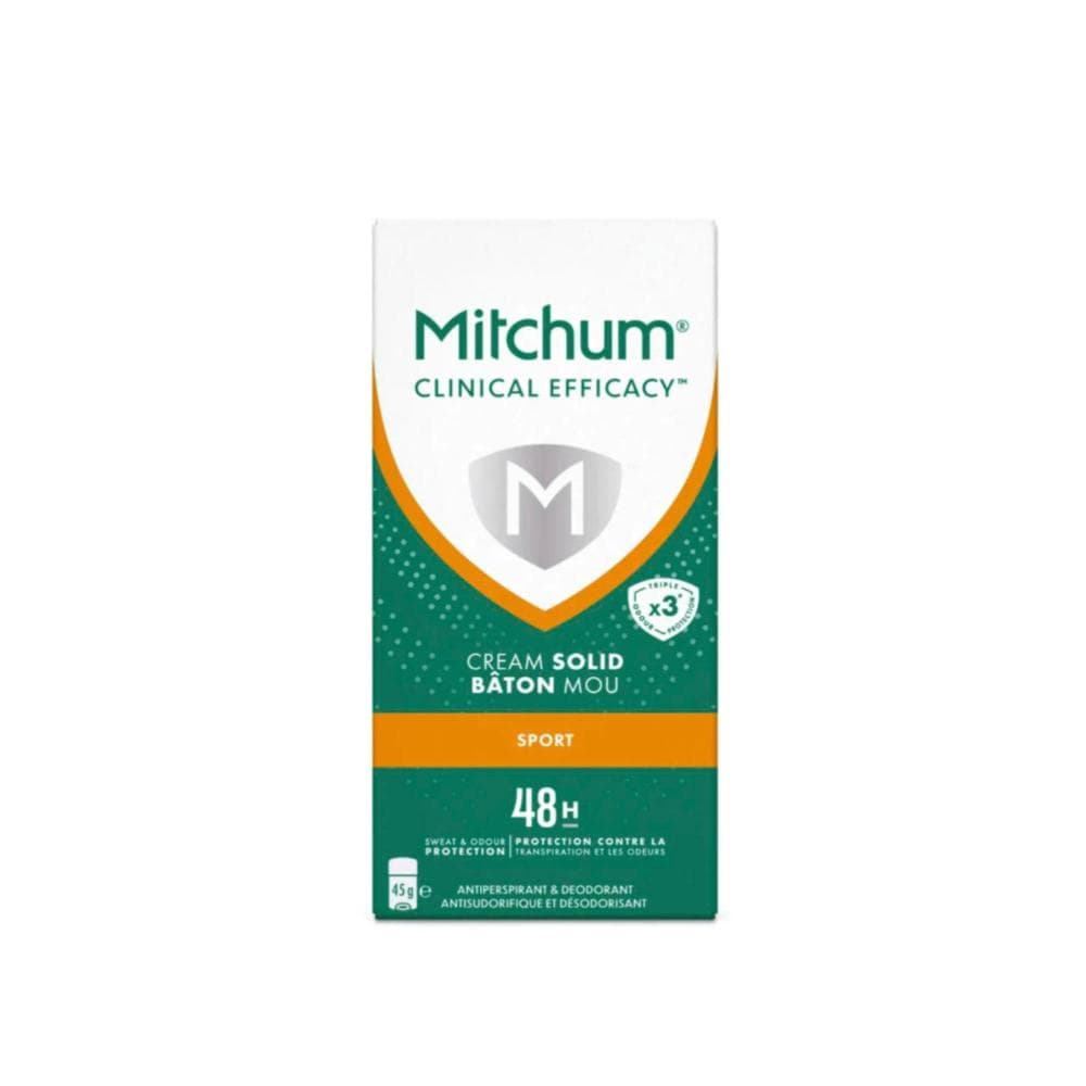 Buy Mitchum Clinical Antiperspirant Deodorant 8 Hour Sport For Men 45g ...