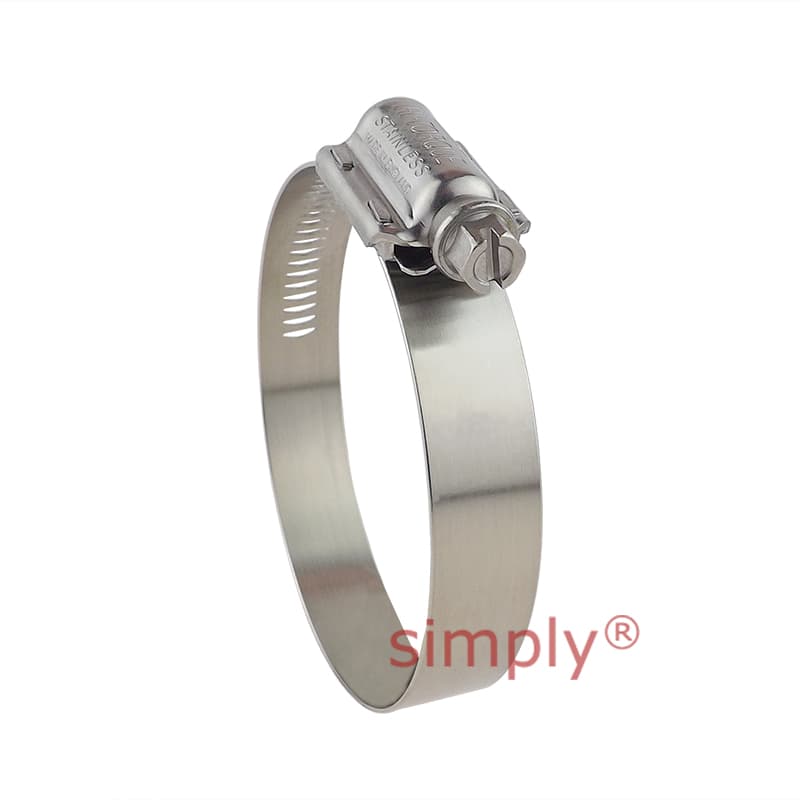 JCS HTM50 304 Stainless Steel Hi-Torque Hose Clip Adjustment Range 30 ...