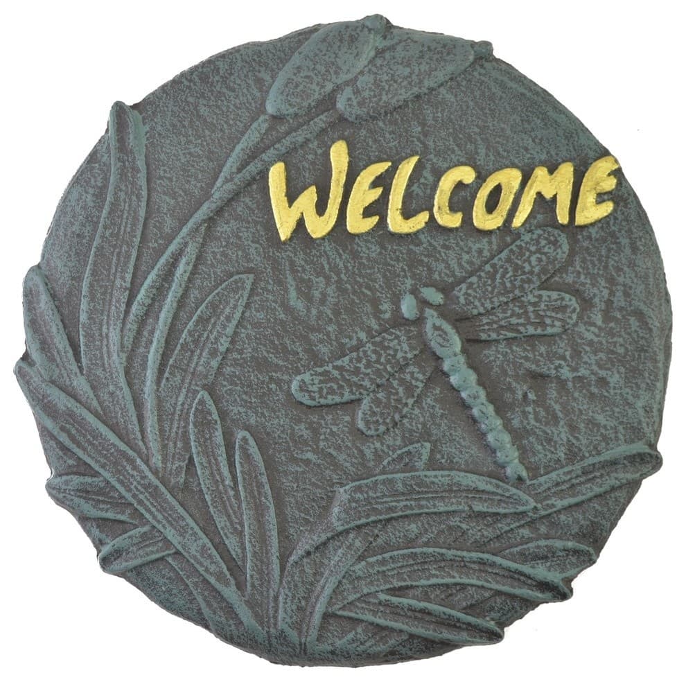 La Hacienda Dragonfly Cast Iron Stepping Stone