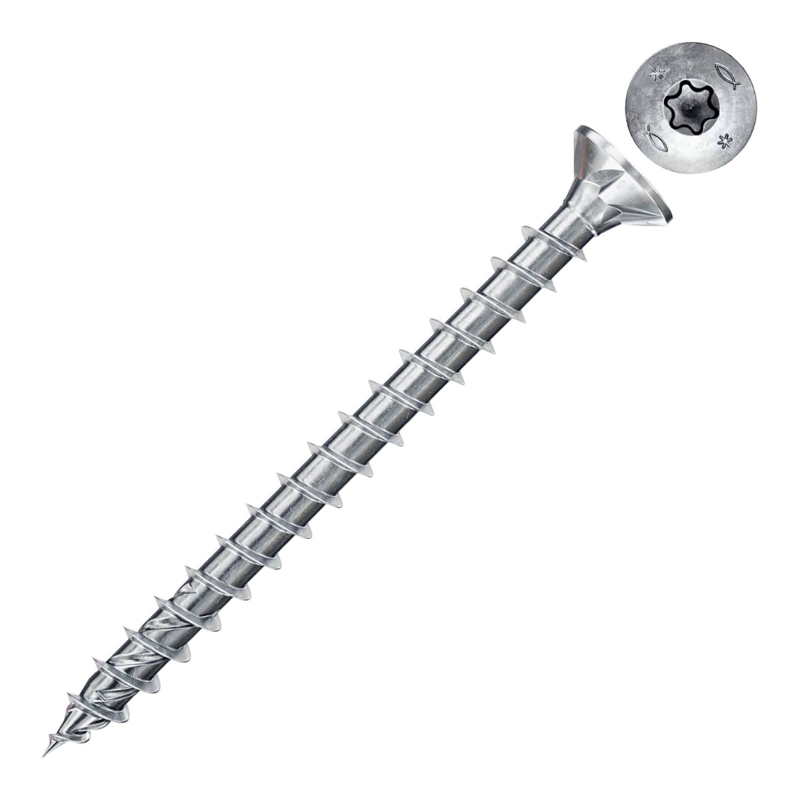 Fischer 574617 PowerFast II Tanos-Box Wood Screws 108s | Rapid Electronics