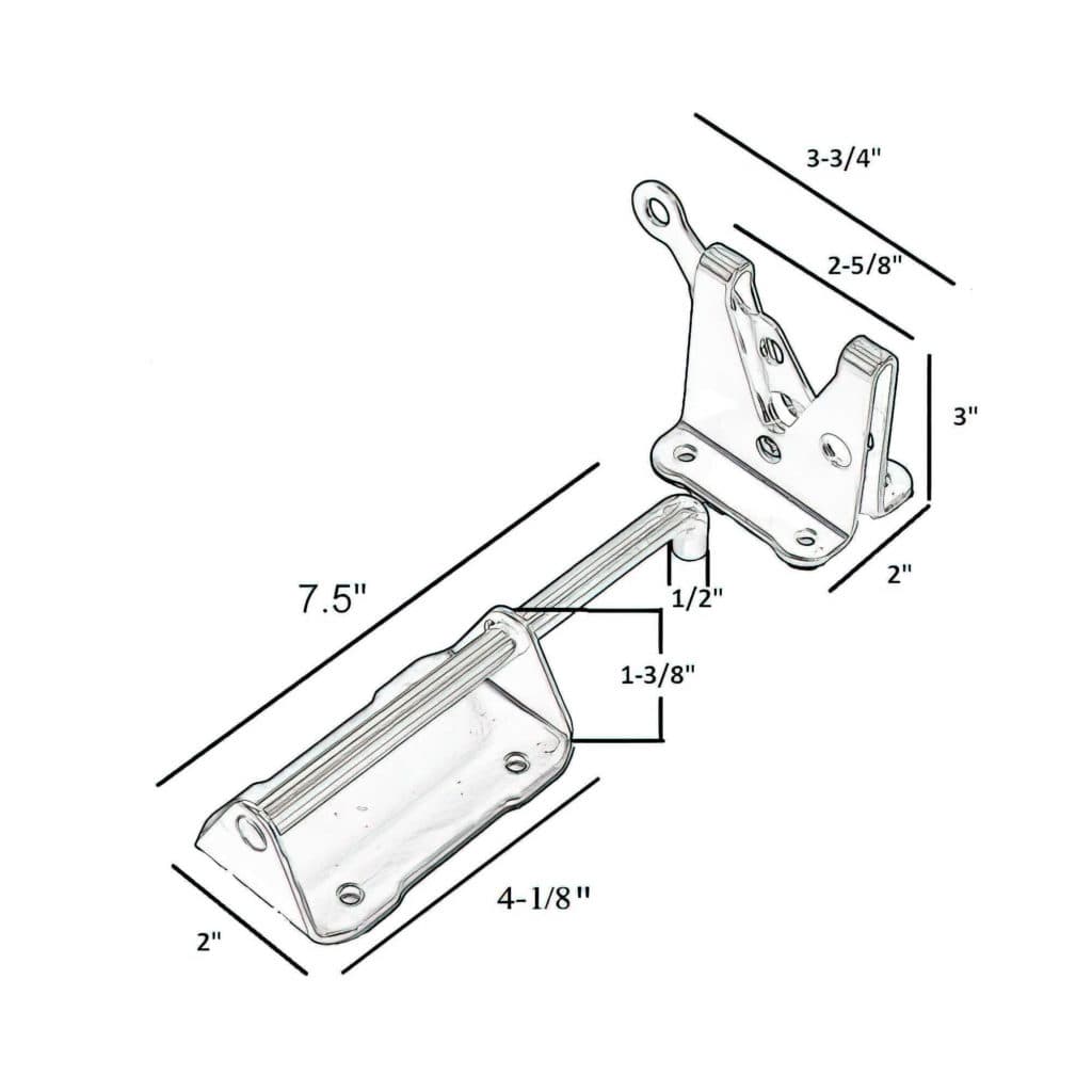 Heavy Duty Slide Bolt Gate Latch with A Padlock, Horizontal Bolt Latch ...