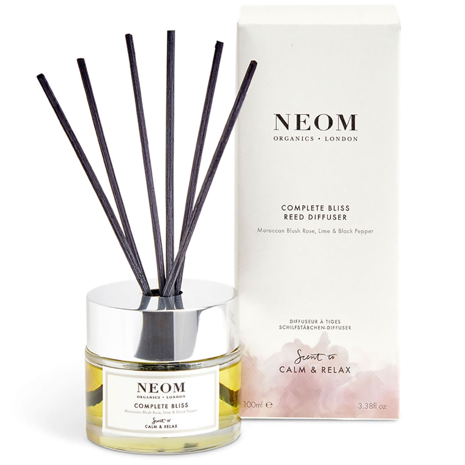 NEOM Organics Reed Diffuser: Complete Bliss 3.3 fl. oz | Dermstore