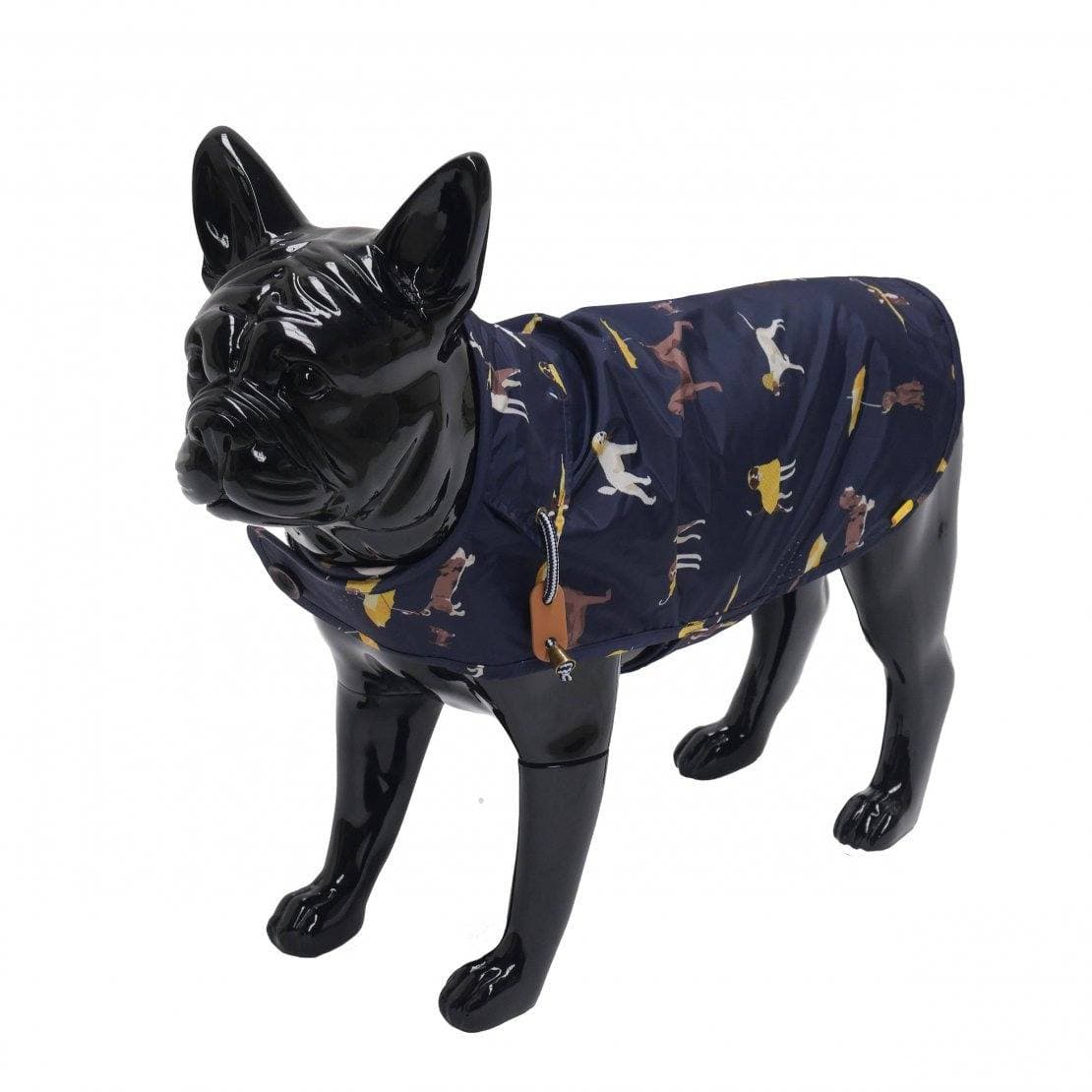 Joules Water Resistant Raincoat Its Raining Dogs Print VioVet.co.uk