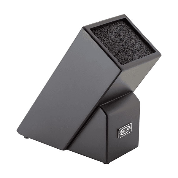 Stellar Knife Accessories IS Universal Knife Block Black| Stellar Cookware