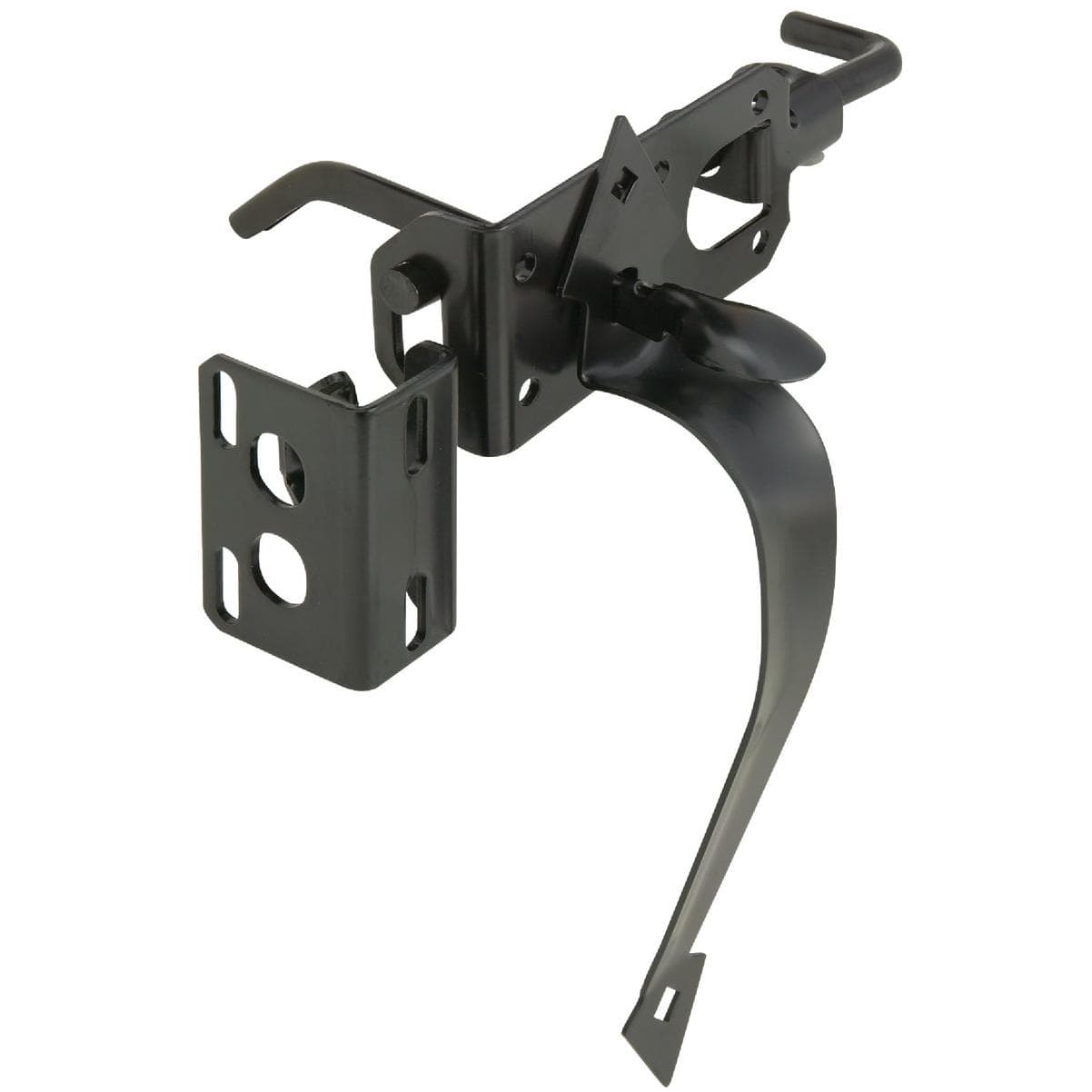 National Hardware Satin Black Heavy-Duty Gate Latch | Do it Best Barbados