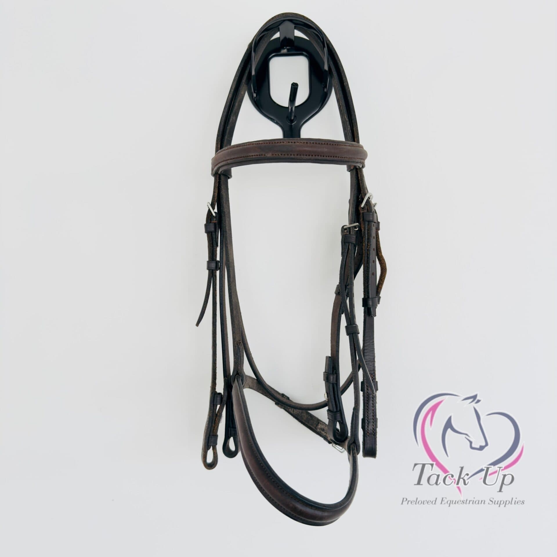 ENGLISH LEATHER DOUBLE BRIDLE - COB - BROWN - Tack Up