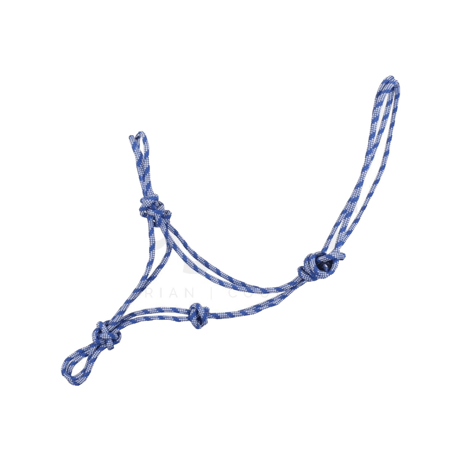Shires Adjustable Rope Halter-389 Navy/White – The Ranch Store
