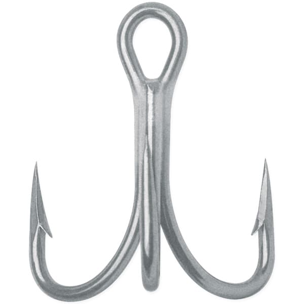 VMC 9626 O'Shaughnessy Treble 4x Fishing Hooks, 1/0 - Perma Steel ★ The ...