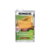 Ronseal Ultimate Protection Hardwood Garden Furniture Oil Natural 1 ...