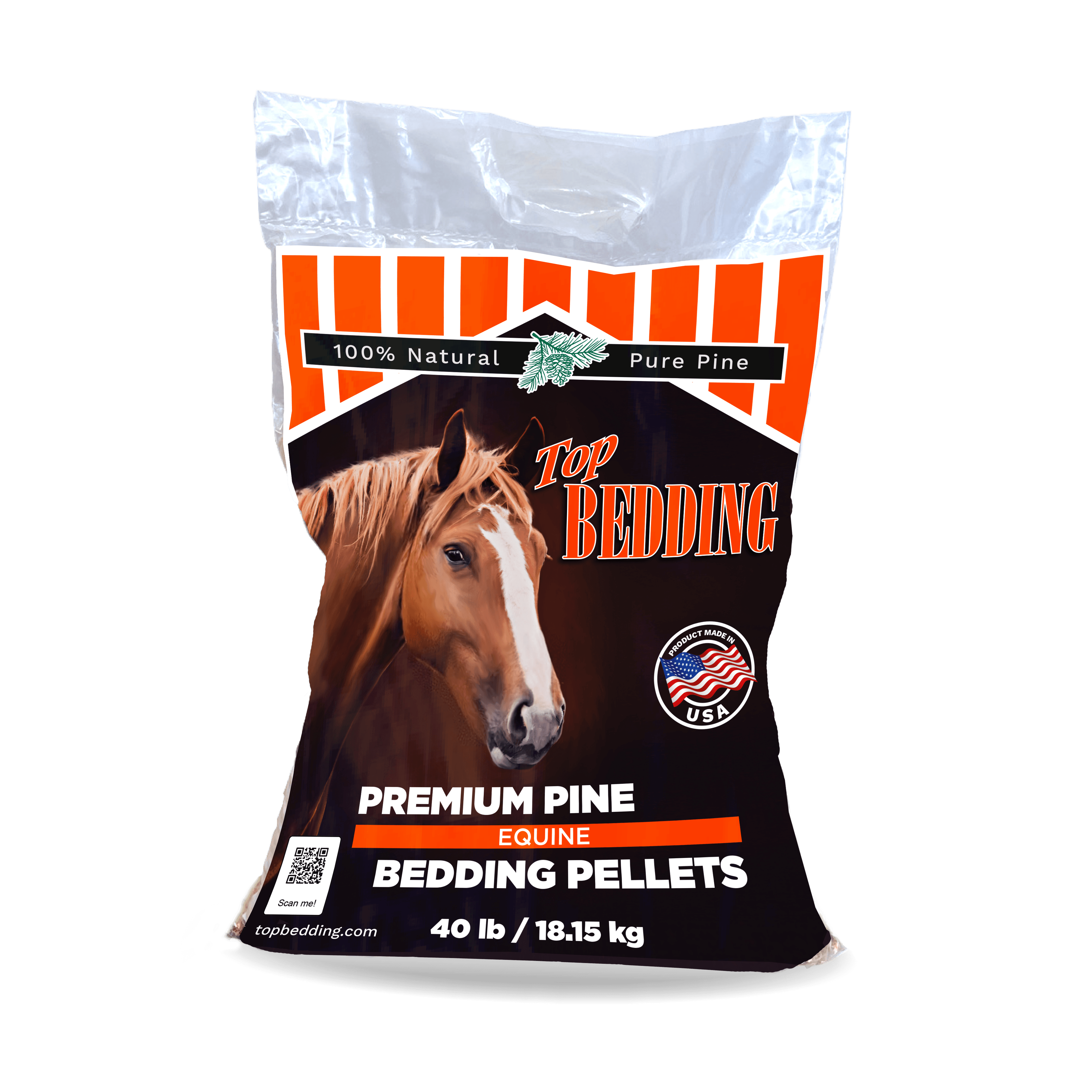 Premium Pine Equine Bedding Pellets - Top Bedding