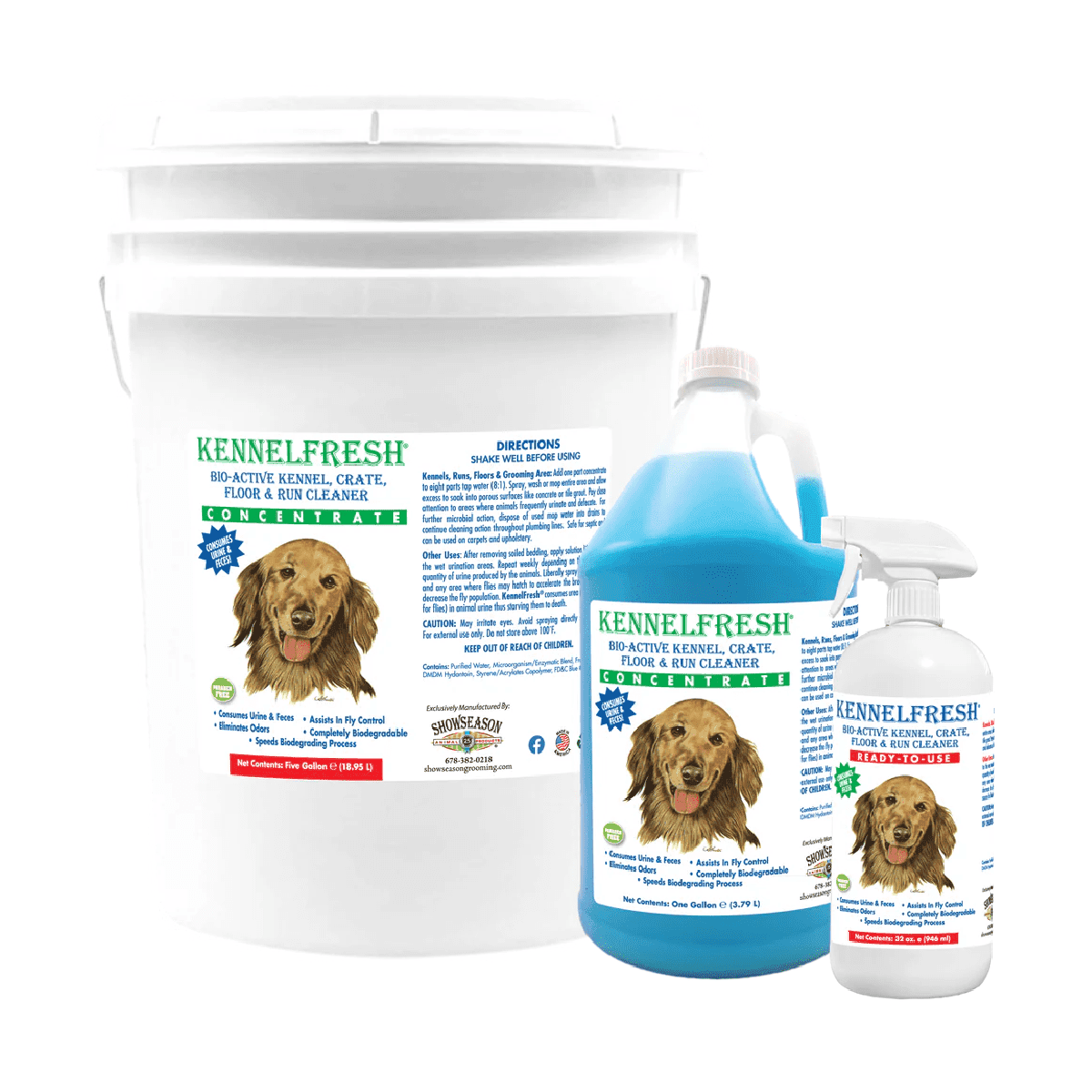Showseason Kennel Fresh Liquid Odor Removal - Total K-9 Connection
