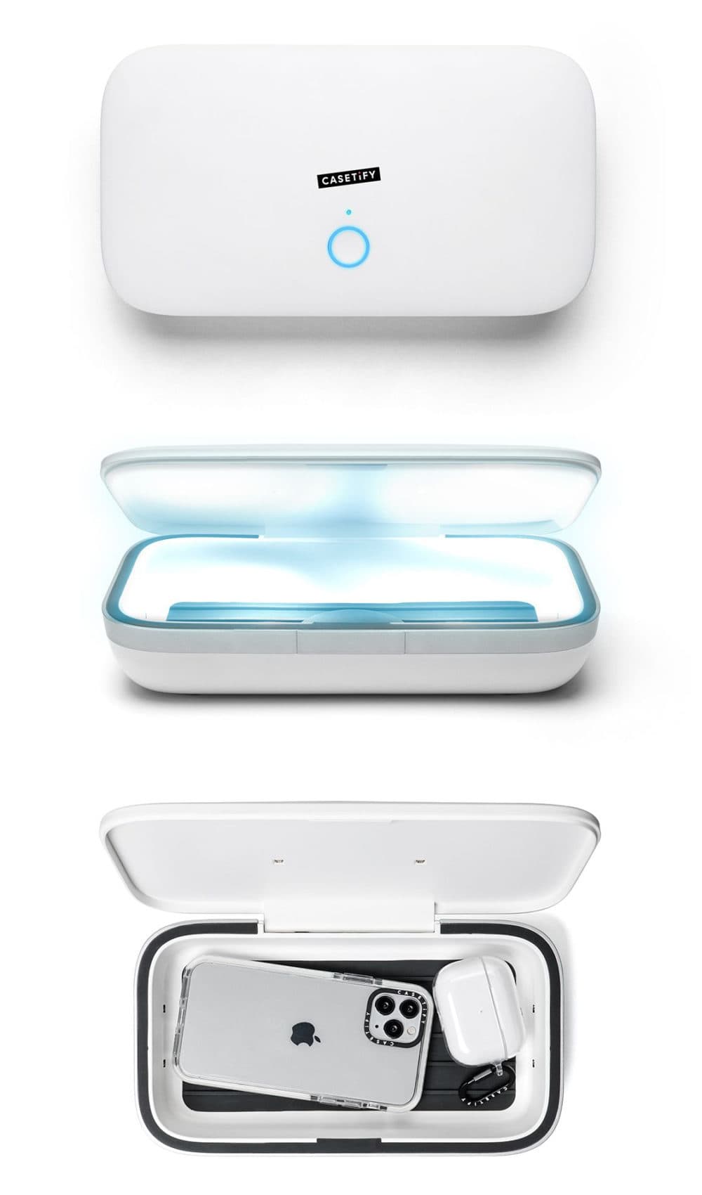 CASETiFY 推出紫外線手機消毒器!殺滅手機表面 99.9% 細菌、支援無線充電 - TREND.HK 潮科技