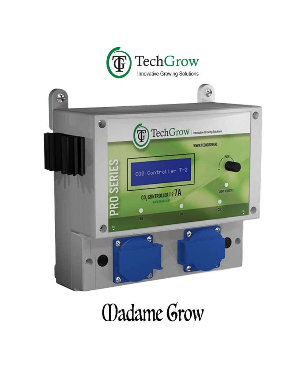 CO₂ Controller T-2 Pro TechGrow - Precise CO₂, Temperature, and ...