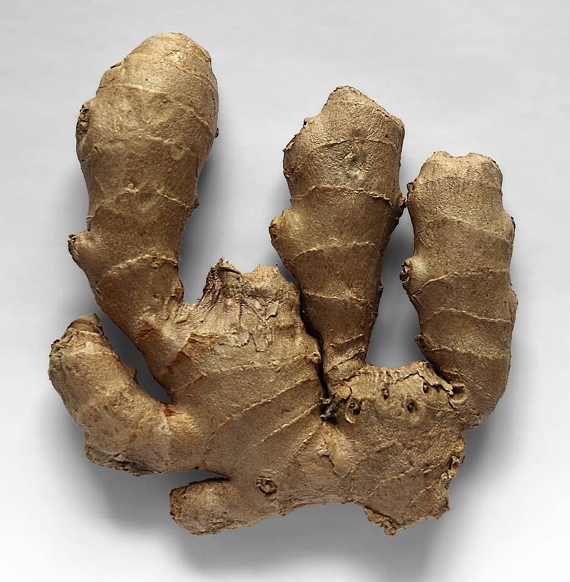Download Ginger Root Vegetable Top View Wallpaper | Wallpapers.com