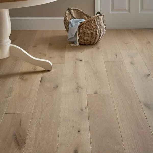 Woodpecker Harlech 15mm Engineered Ecru Oak - Wood Flooring Kent