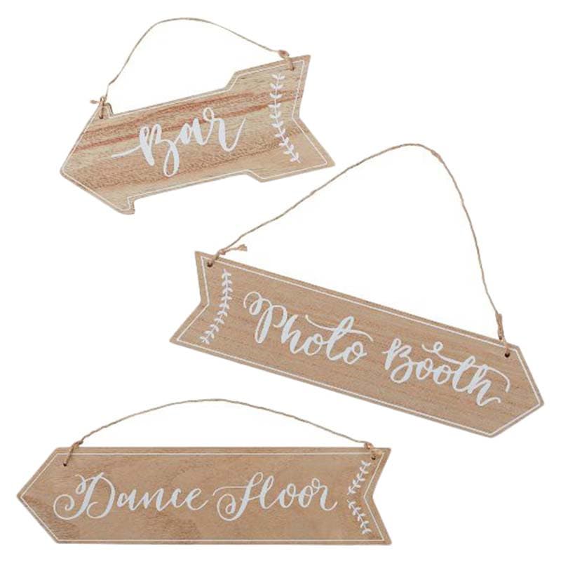 Order Ginger Ray - Wooden Arrow Signs Now! | Jomla.ae