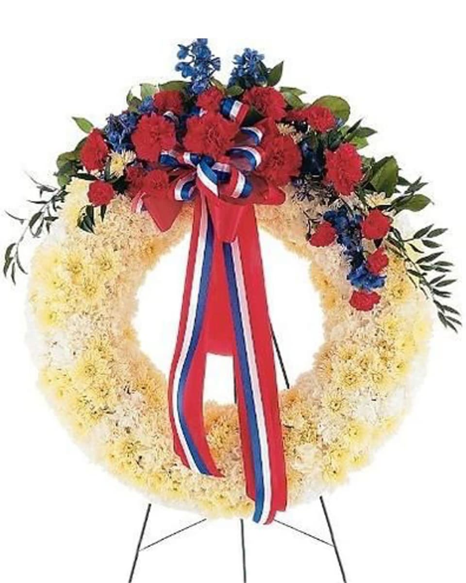Patriotic Wreath - Florist / Flowers Delivered - Allen's Flower Market