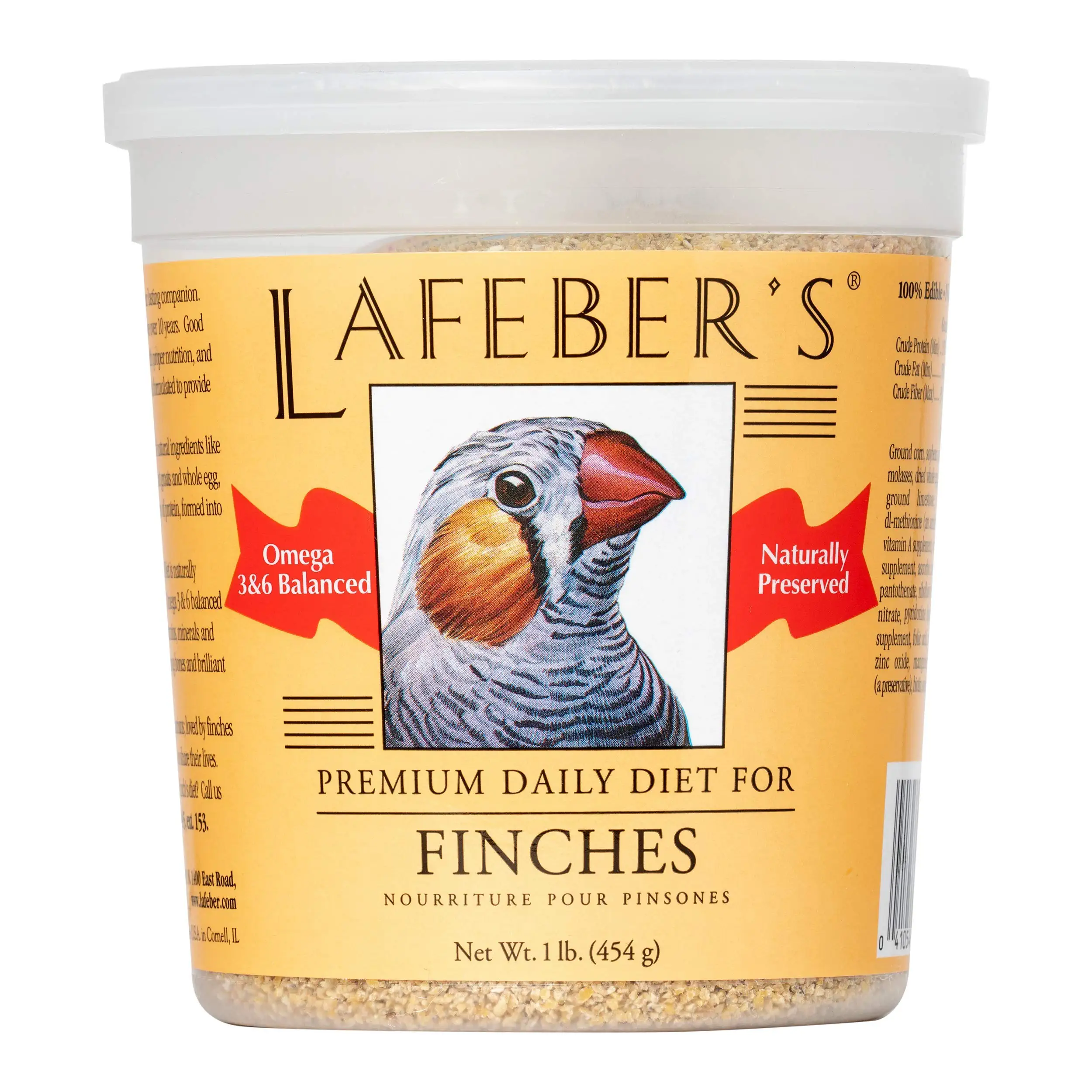 LAFEBER'S Premium Daily Diet Pellets Pet Bird Food, Made with Non-GMO ...
