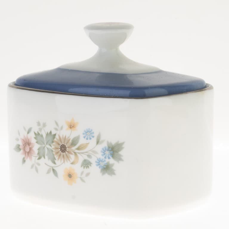 Royal Doulton Porcelain Ceramic Floral Lidded Jar - Antique Auctions ...