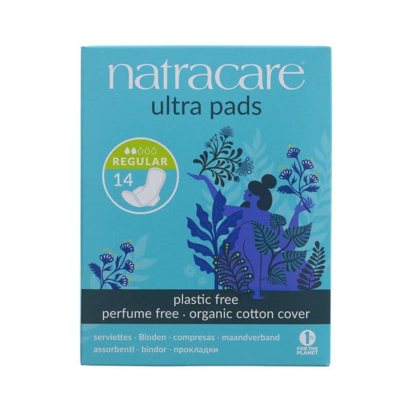 Natracare Organic Cotton Ultra Pads Regular (14 pads)