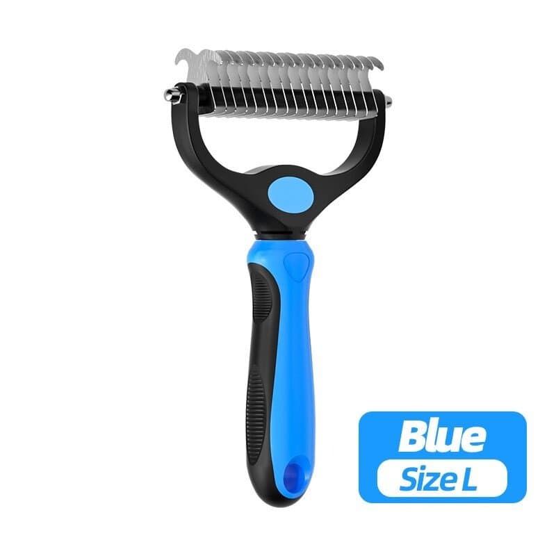 Double Sided Deshedding Tool / Undercoat Rake - BA…