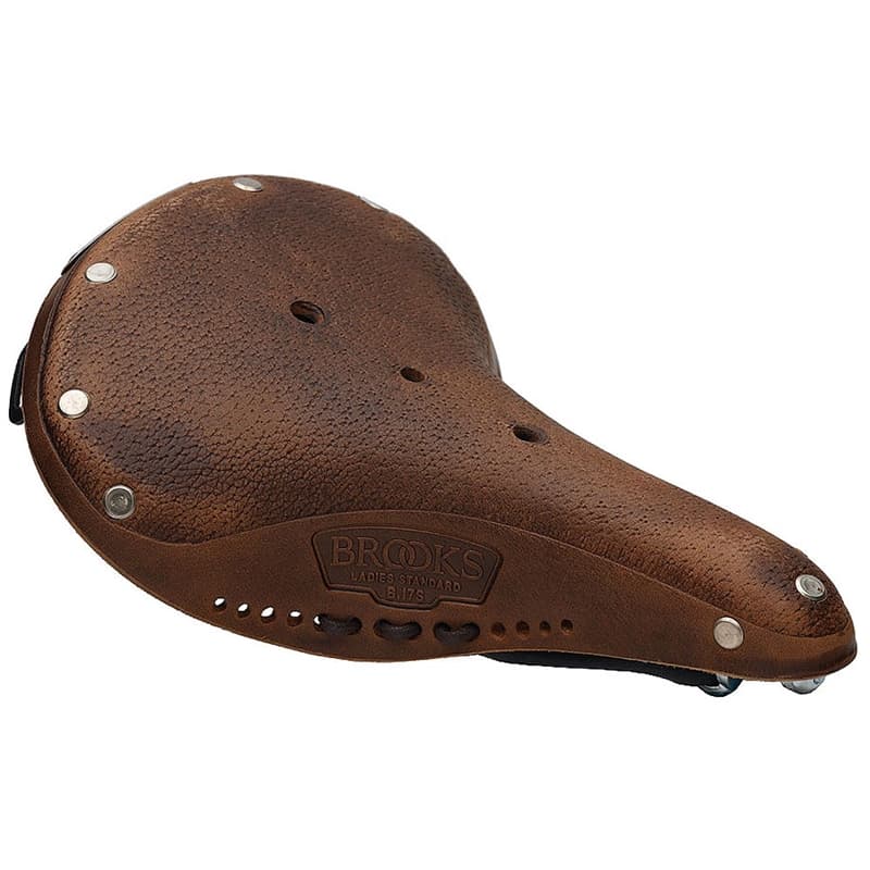 Brooks B17 Softened Leather Women's Saddle Dark Tan from BikeBling.com