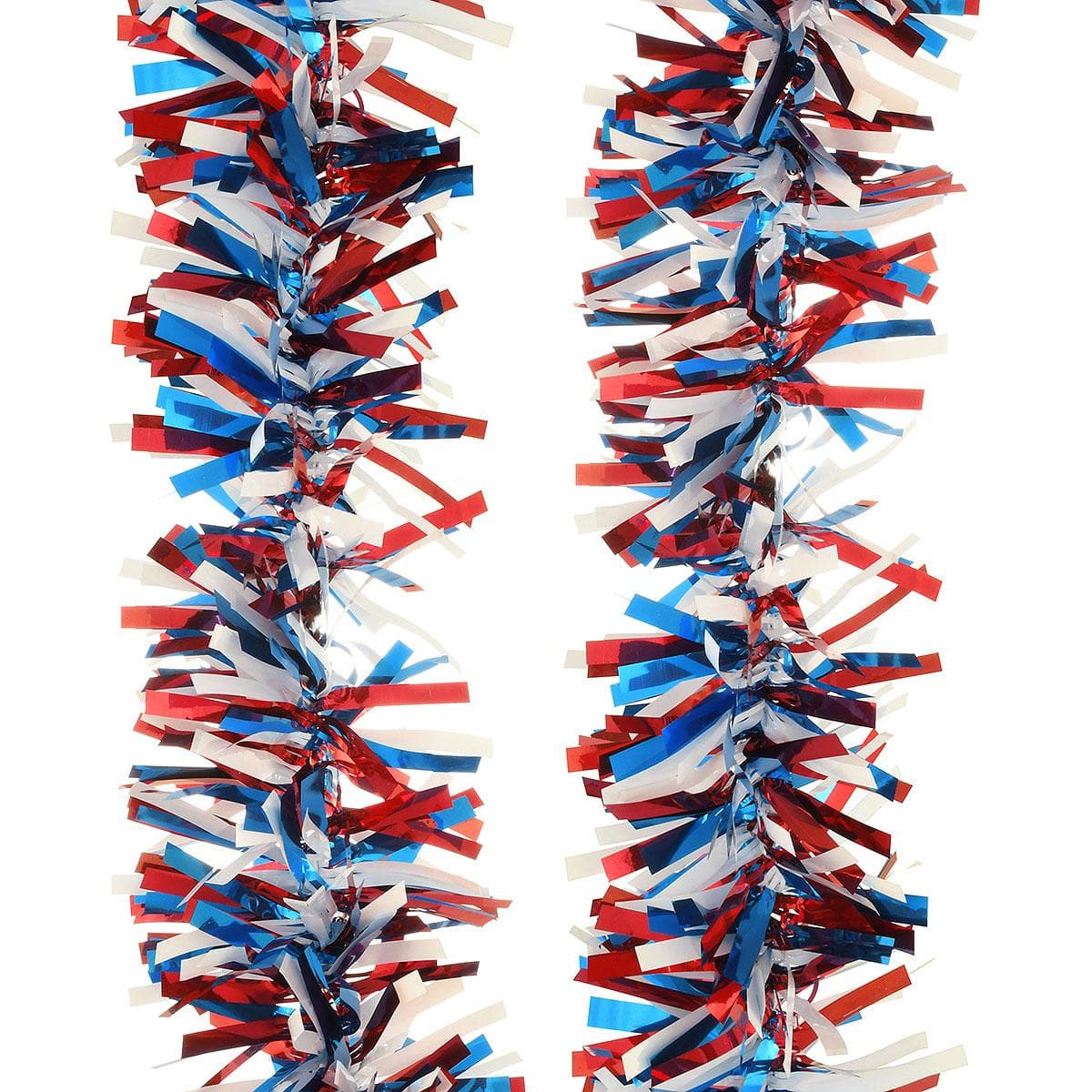 Red/White/Blue Patriotic 15 Ft. Tinsel Garland