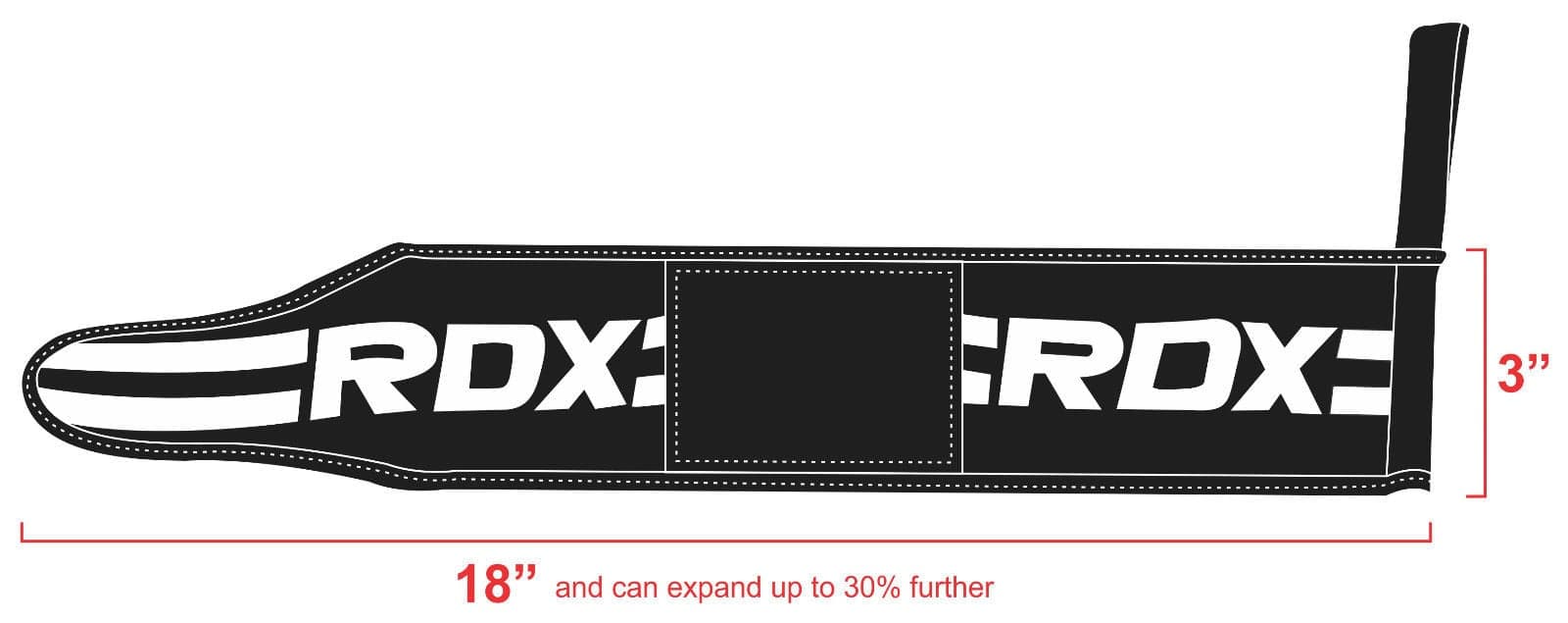 RDX, W2 Wrist Straps. Pro Gym Wrist Wrap With Thumb Loop - Buds Fitness