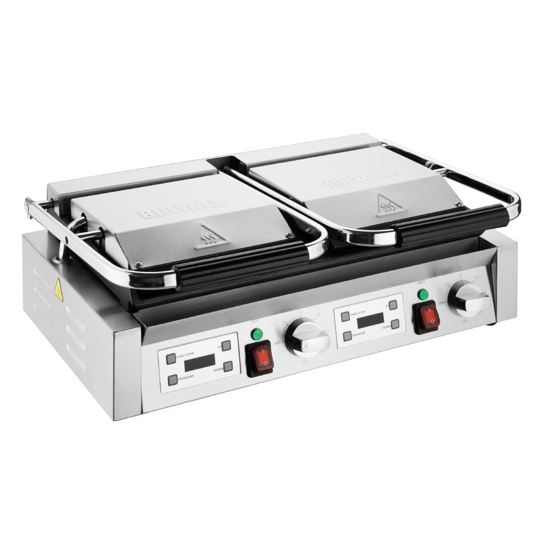 Buffalo Double Contact Grill Ribbed Plates - Buffalo Appliances