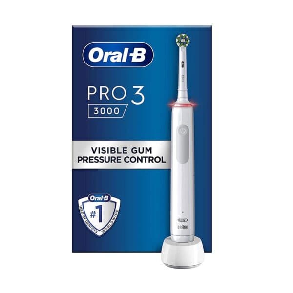 Oral-B Pro 3 3000 Electric Toothbrush With 1 Cross Action Tooth Brush ...