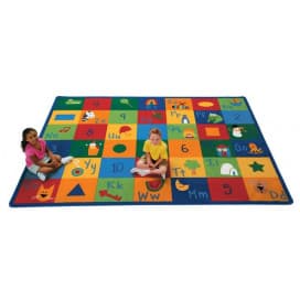 Learning Blocks Classroom Carpet | Educational Carpets | Seating Rug