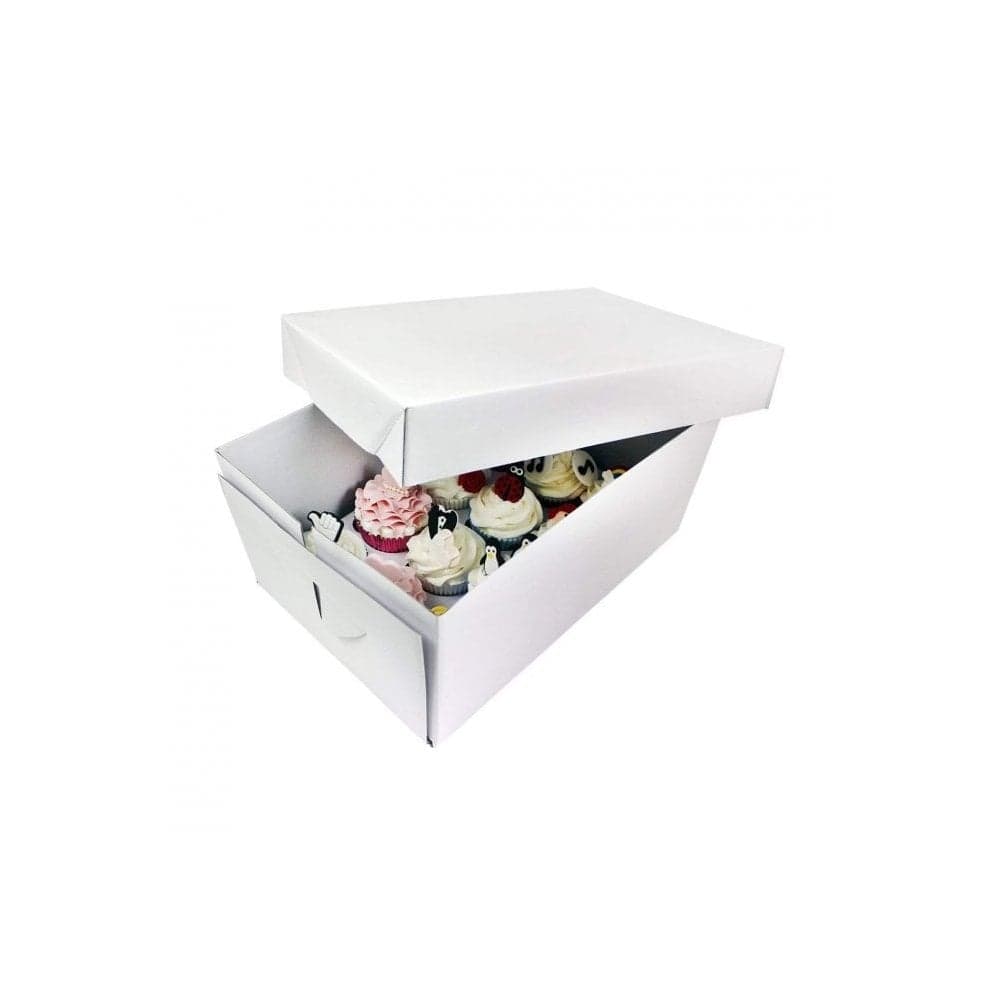Tall Cupcake Box | Holds 12 Or Holds 24 Tall PME Cupcake Box