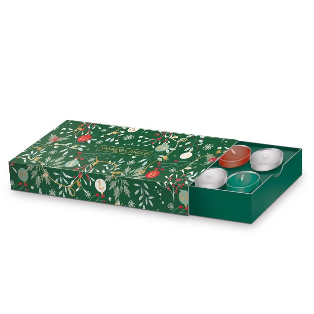 Yankee Candle 10 Tea Light & Holder Christmas Gift Set (1631472E ...