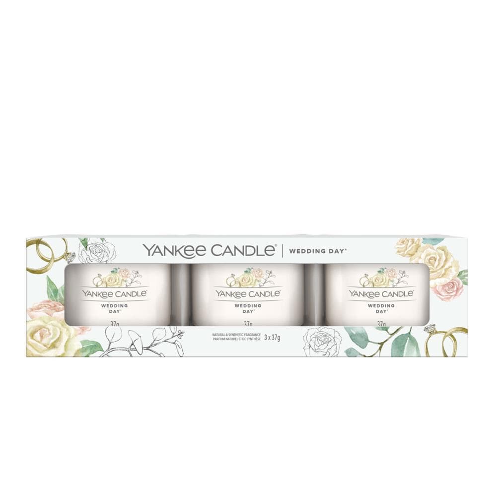 Yankee Candle Wedding Day 3 Filled Votive Candle Gift Set (1701425E ...