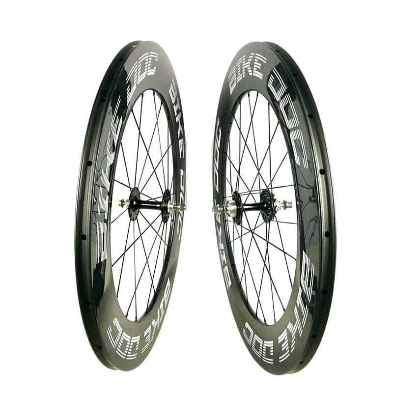 Custom Track Wheelset Carbon Tubular 88MM Fixed Gear Wheels, Track ...