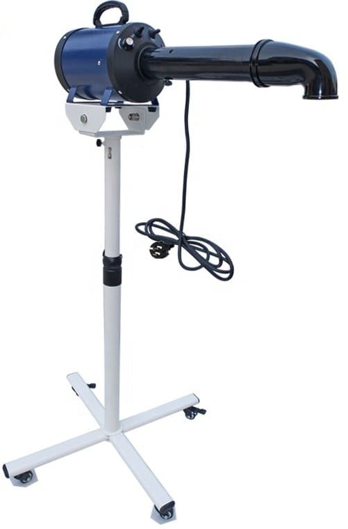 Lazor RX Stand Dryer Variable Speed c/w Heater - Black - Large Grooming ...
