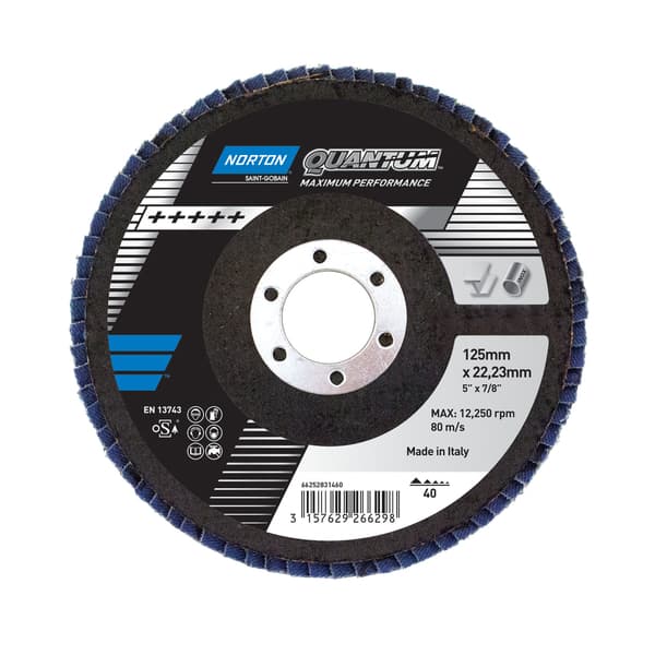 Norton Quantum Flap Disc - Coventry Grinders | Abrasives