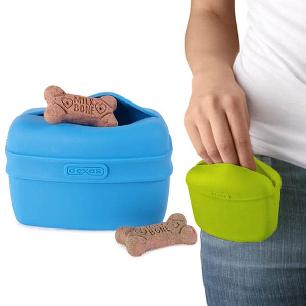 Popware Pooch Pouch | Silicone Dog Treat Bag | D for Dog