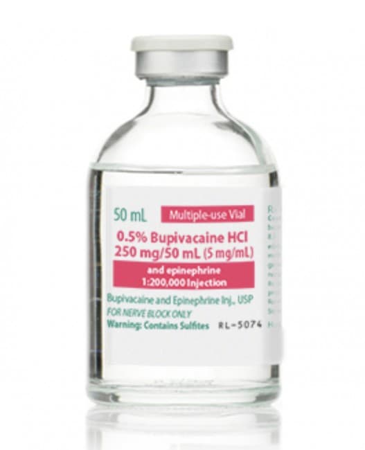 Local Anesthetic Bupivacaine 0.25% (Marcaine) with Epinephrine MDV 50ml ...