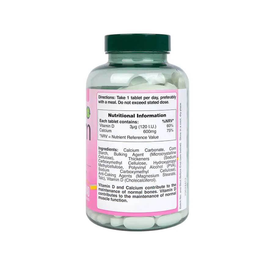 Holland & Barrett Calcium 600mg With Vitamin D3 250 Tablets | Ehavene