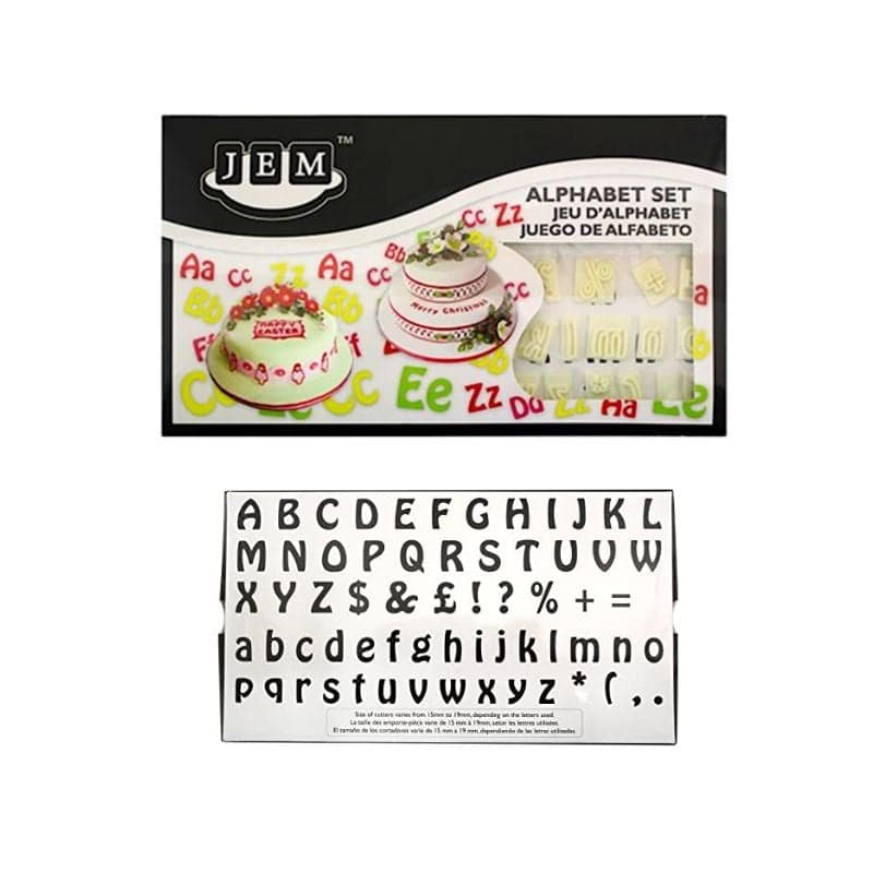 Jem Easy Letters Cutter Set