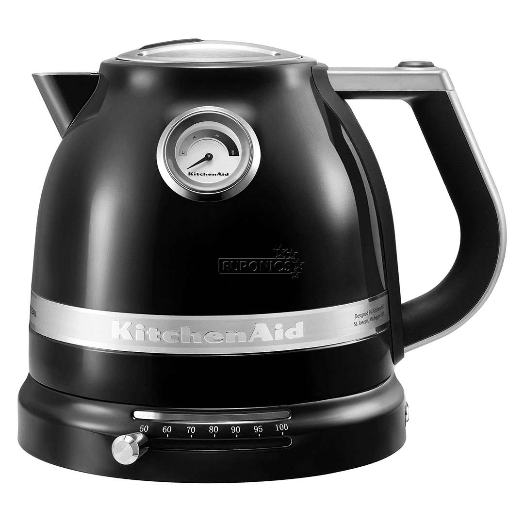 KitchenAid Artisan, variable temperature, 1.5 L, black - Kettle ...