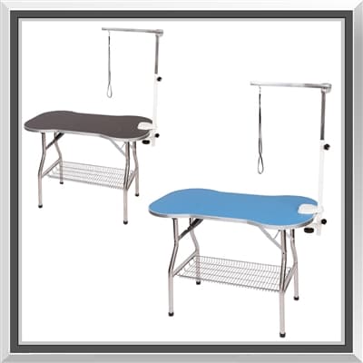 Sale! Flying Pig Medium Bone Shape Stainless Steel Foldable Grooming Table