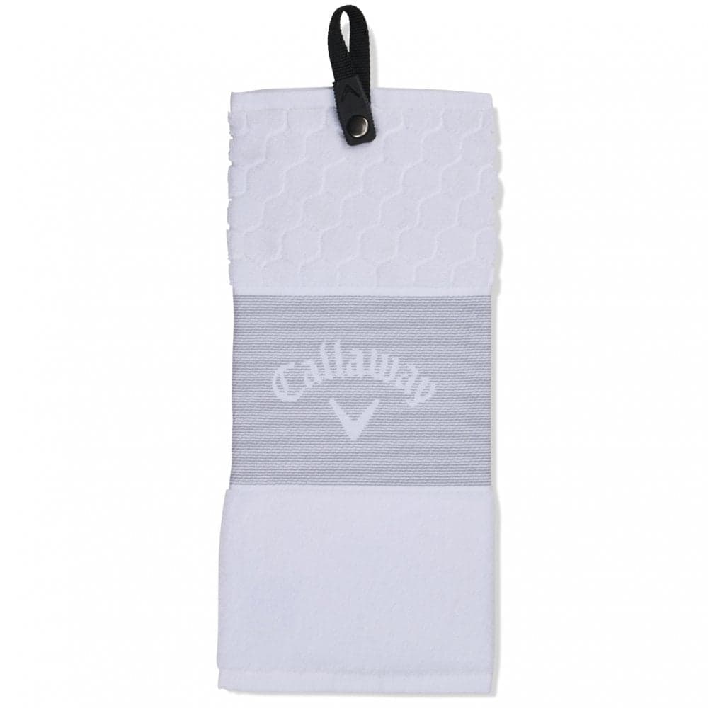 Callaway Trifold Towel White - Accessories from Gamola Golf Ltd UK
