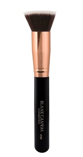 Blank Canvas Cosmetics F20 Brush Black and Rose Gold Soft Touch ...