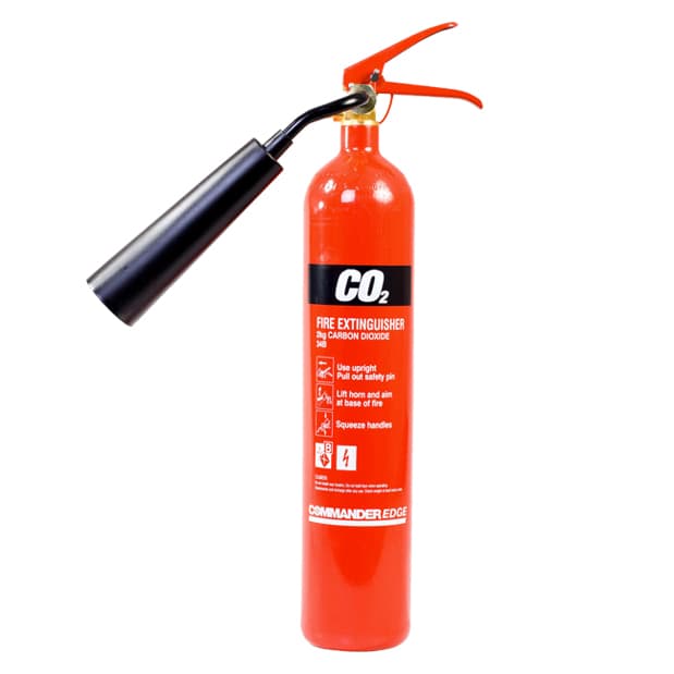 Buy 1 x 2kg CO2 Carbon Dioxide Fire Extinguisher With Bracket - Commander